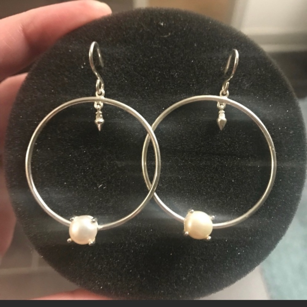 Authentic Tous earrings with pearl